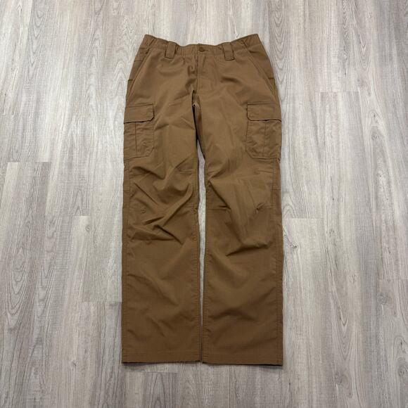 Under Armour Storm Tactical Patrol Pants Men's 36x34 Tan Brown Utility Cargo - Picture 1 of 10